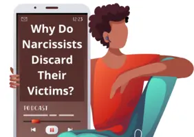 A victim of narcissistic abuse learning about discarding