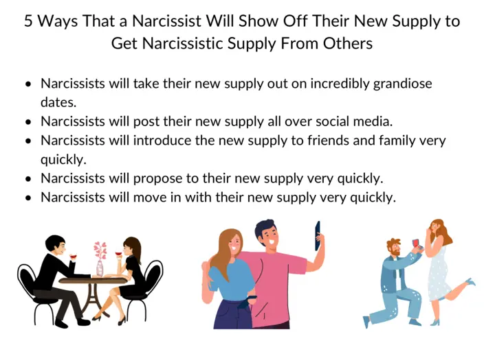 5 ways that a narcissist will show off their new supply

